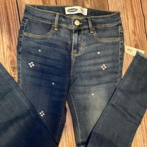 Old navy NWT skinny Jeans with design